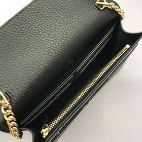 GUCCI Металлическая цепочка с двумя маленькими буквами G, сумка ч
