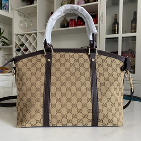 GUCCI Классическая сумка с логотипом из ткани с цветочным узором,