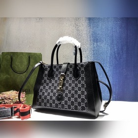 GUCCI Джинсовая серия Сумка-тоут Модель： 649016 GG Джинсовая сер