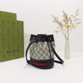 GUCCI Классическая сумка-бакет с цветочным узором Модель： 550620