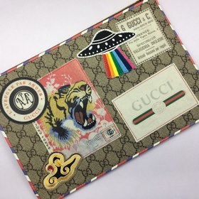 GUCCI клатч-кошелек, модель № 473915 С логотипом GG, разнообразно