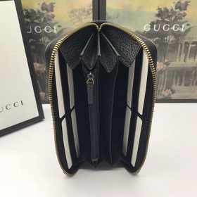 Кожаный кошелек GUCCI с одним замком Модель： 523667 Кожаный кошел
