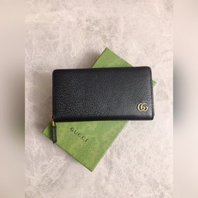 GUCCI GGmarmont кожаный кошелек на молнии Модель： 428736  Импо