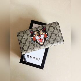 GUCCI Мужской кошелек с тигром, модель： 451273 Оригинальная обраб