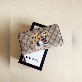 GUCCI  Типографский принт с изображением головы тигра Мужской к