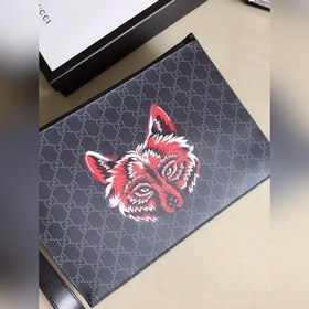 GUCCI Маленькая сумка синим волком Модель： 473904 Новая модель