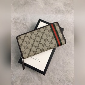 GUCCI Кошелек на молнии Модель： 308009 Изготовлен из импортного П