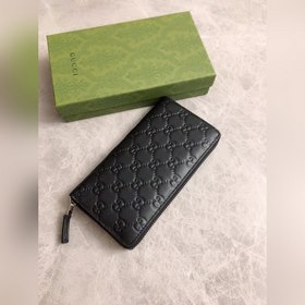GUCCI Мужской длинный кошелек Модель： 307987  Оригинальная кожа