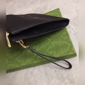 GUCCI Черная сумка из кожи модели： 681200 Новая серия из кожи вы