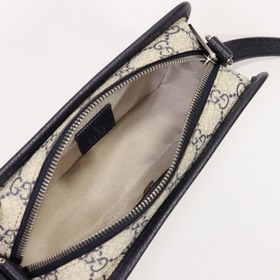 GUCCI Сумка через плечо Модель： 658572 Синий синей кожей Размеры