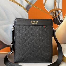 Мужская сумка через плечо GUCCI, импортная кожа первого слоя, мод