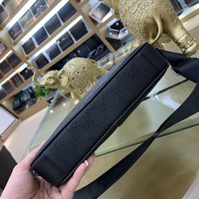 GUCCI Мужская сумка через плечо из кожи первого слоя, модель 6862