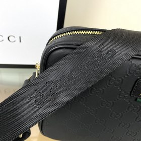 Мужская сумка через плечо GUCCI из кожи первого слоя Модель： 6990