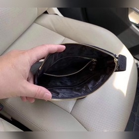 GUCCI Мужская сумка через плечо из кожи первого слоя Модель： AL98