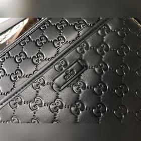 GUCCI Мужская сумка через плечо, черная, модель 0186-3 Мужская су