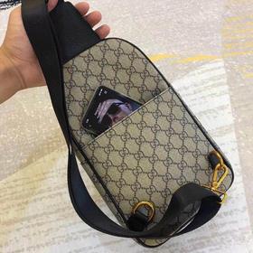 GUCCI Коричневый мужской поясной чемодан, модель 0T118-4 Импортн