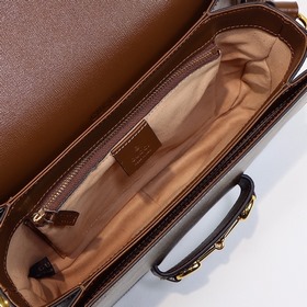 GUCCI Классическая сумка через плечо Модель： 602204 Коричневая ко