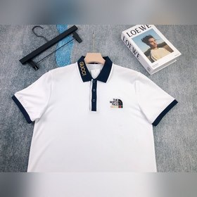 GUCCi X the north face совместная вышивка на короткорукавной руба