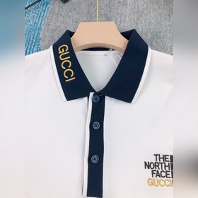 GUCCi X the north face совместная вышивка на короткорукавной руба