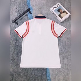 GUCCI Цветные вставки на плечах, вышивка на груди, поло Изготов