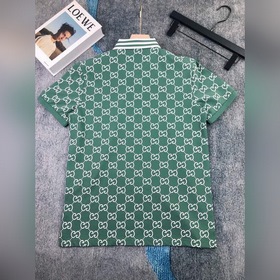 GUCCI Полностью с логотипом POLO-рубашка Мужская и женская моде