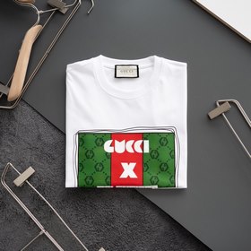 GUCCI Новая модель короткорукавой футболки ранней весны Классиче