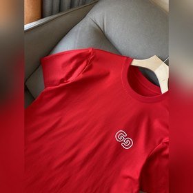 Gucci Футболка с круглым вырезом и принтом тигра Высококачествен