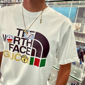 GUCCI x Doraemon Футболка совместным дизайном Doraemon Новая огр