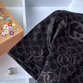 GUCCI Высококачественная хлопковая футболка с коротким рукавом н