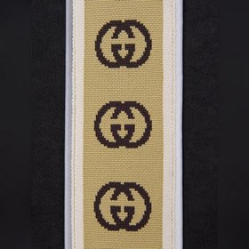 GUCCI Куртка с логотипом из тканого ремешка