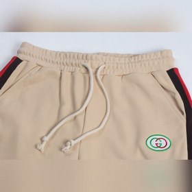 Классические шорты Gucci с вышитыми буквами на весну-лето из ориг