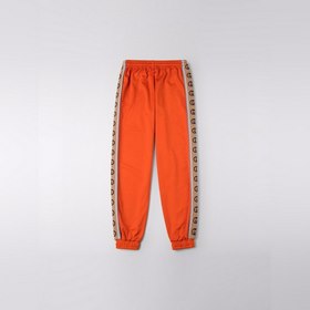 GUCCI Брюки с тканым поясом, оранжевые