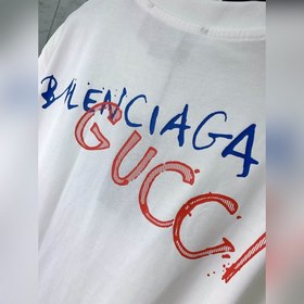 Gucci & Balenciaga эксклюзивная коллаборация футболка для муж