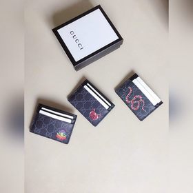 GUCCI Радужная сова, шелкография, мужской кошелек, модель： 451277