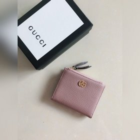 GUCCI Кожаный кошелек с двумя металлическими застежками, модель 4