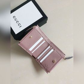 GUCCI Кожаный кошелек с двумя металлическими застежками, модель 4