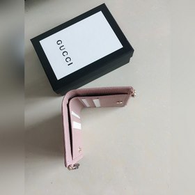 GUCCI Кожаный кошелек с двумя металлическими застежками, модель 4