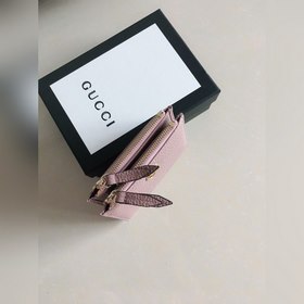 GUCCI Кожаный кошелек с двумя металлическими застежками, модель 4