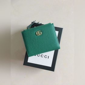 GUCCI Кожаный кошелек с двумя металлическими застежками, модель 4