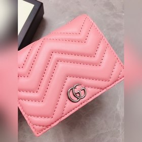 GUCCI Весна-лето Новый цвет макарон Снимаемый мини-кошелек с цепо