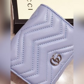 GUCCI Весенне-летний кошелек короткого типа в новых цветах макаро