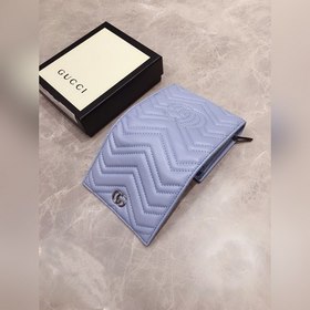 GUCCI Весенне-летний кошелек короткого типа в новых цветах макаро
