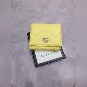 GUCCI Весенне-летний кошелек короткого типа в новых цветах макаро