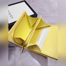 GUCCI Весенне-летний кошелек короткого типа в новых цветах макаро