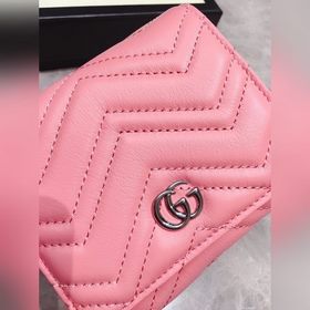 GUCCI Весенне-летний кошелек короткого типа в новых цветах макаро