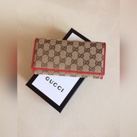 Новейший кошелек GUCCI с двумя складками, артикул： 449393 Оригина