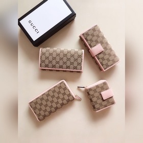 Новейший кошелек GUCCI с тремя отделениями, артикул： 449397 Ориги