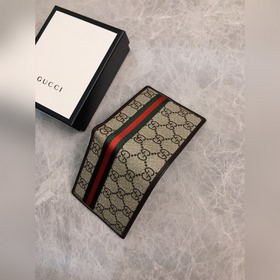 Мужской кошелек GUCCI (два отделения для карт) Модель 138042 ПВХ 