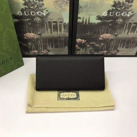 Длинный кошелек GUCCI, серия с тремя складками, модель： 615524 Из