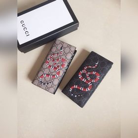 Мужской кошелек GUCCI Модель： 459456 Оригинальная отделка кожи в